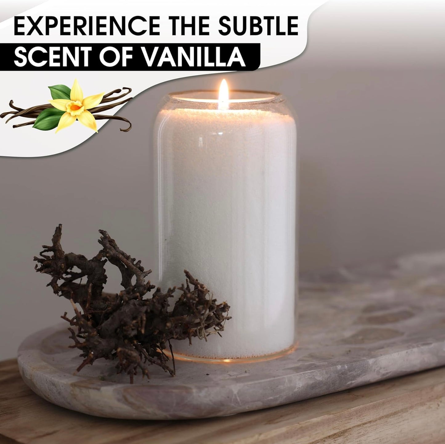 Vanilla candle pearls