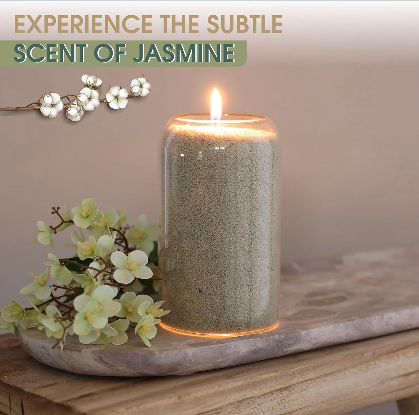 Jasmine candle pearls