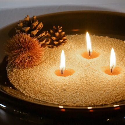 Neutral candle pearls